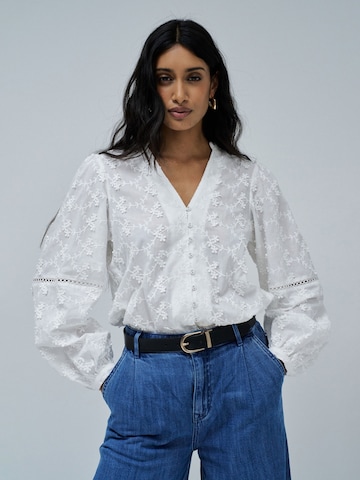 Salsa Jeans Blouse in Beige: front