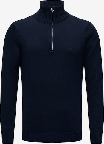 Kronstadt Pullover 'Caelson' in Blau: Vorderseite