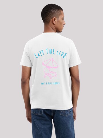T-Shirt 'Knut und Jan Scribble' F4NT4STIC en blanc : devant