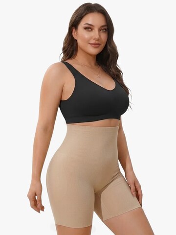 Pantalon modelant 'Corrigerende High Waist Short met Pads' Shapetape en beige