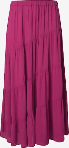 Ulla Popken Rock in Pink: Vorderseite