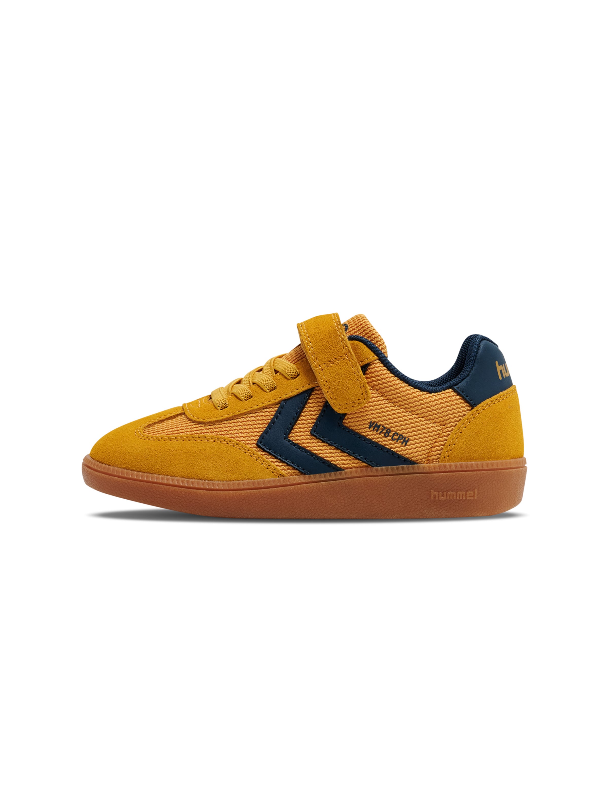 Baskets Hummel en jaune : devant