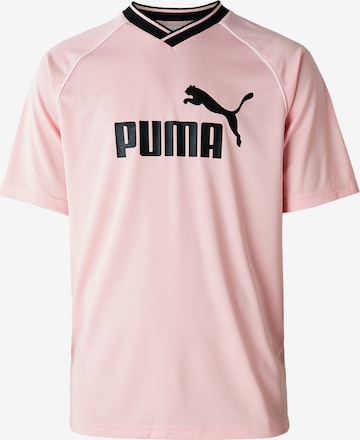 T-Shirt fonctionnel 'ESS' PUMA en rose : devant