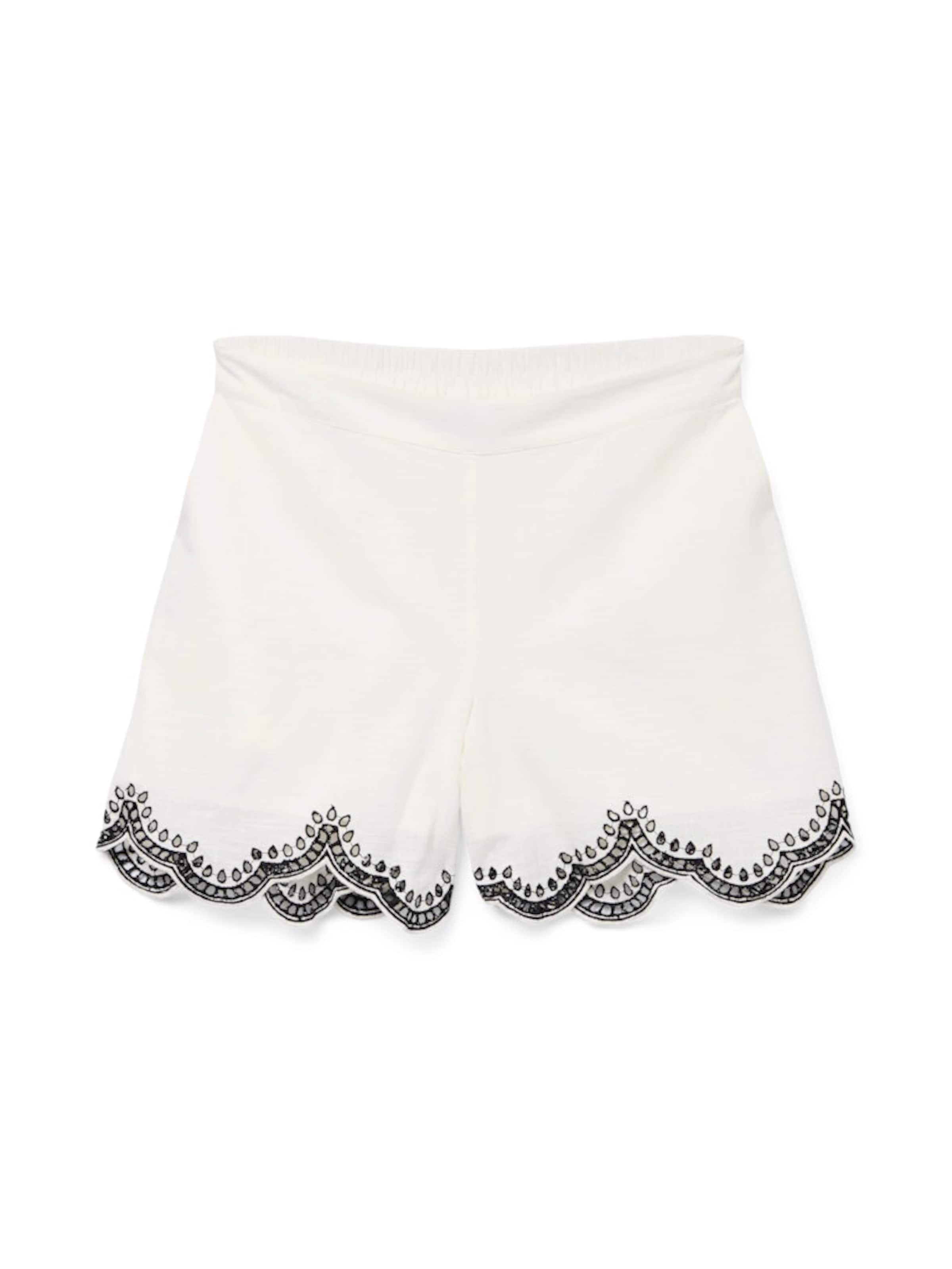 VERO MODA Regular Pants 'VMDiana' in White: front