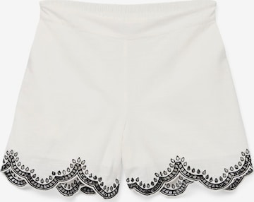 VERO MODAregular Hlače 'VMDiana' - bijela boja: prednji dio