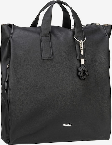 ZWEI Backpack in Black: front