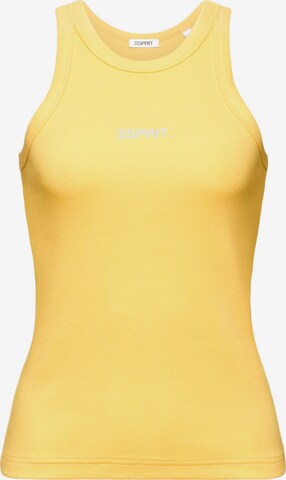 T-shirt ESPRIT en jaune : devant