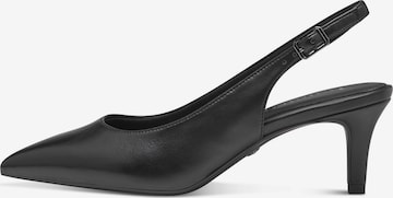 TAMARIS Γόβες slingback σε μαύρο