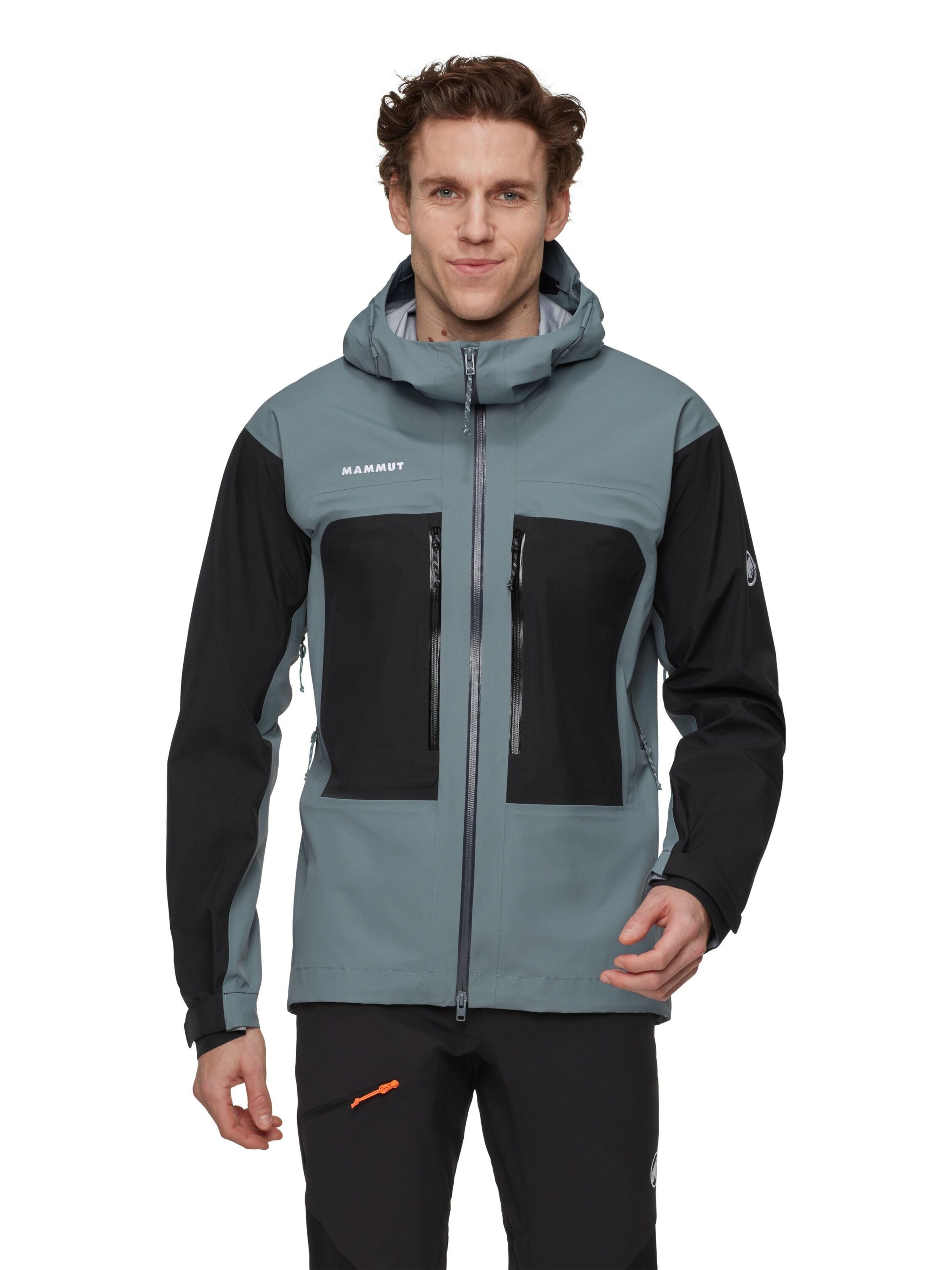 MAMMUT Outdoorjacke in Schwarz: Vorderseite