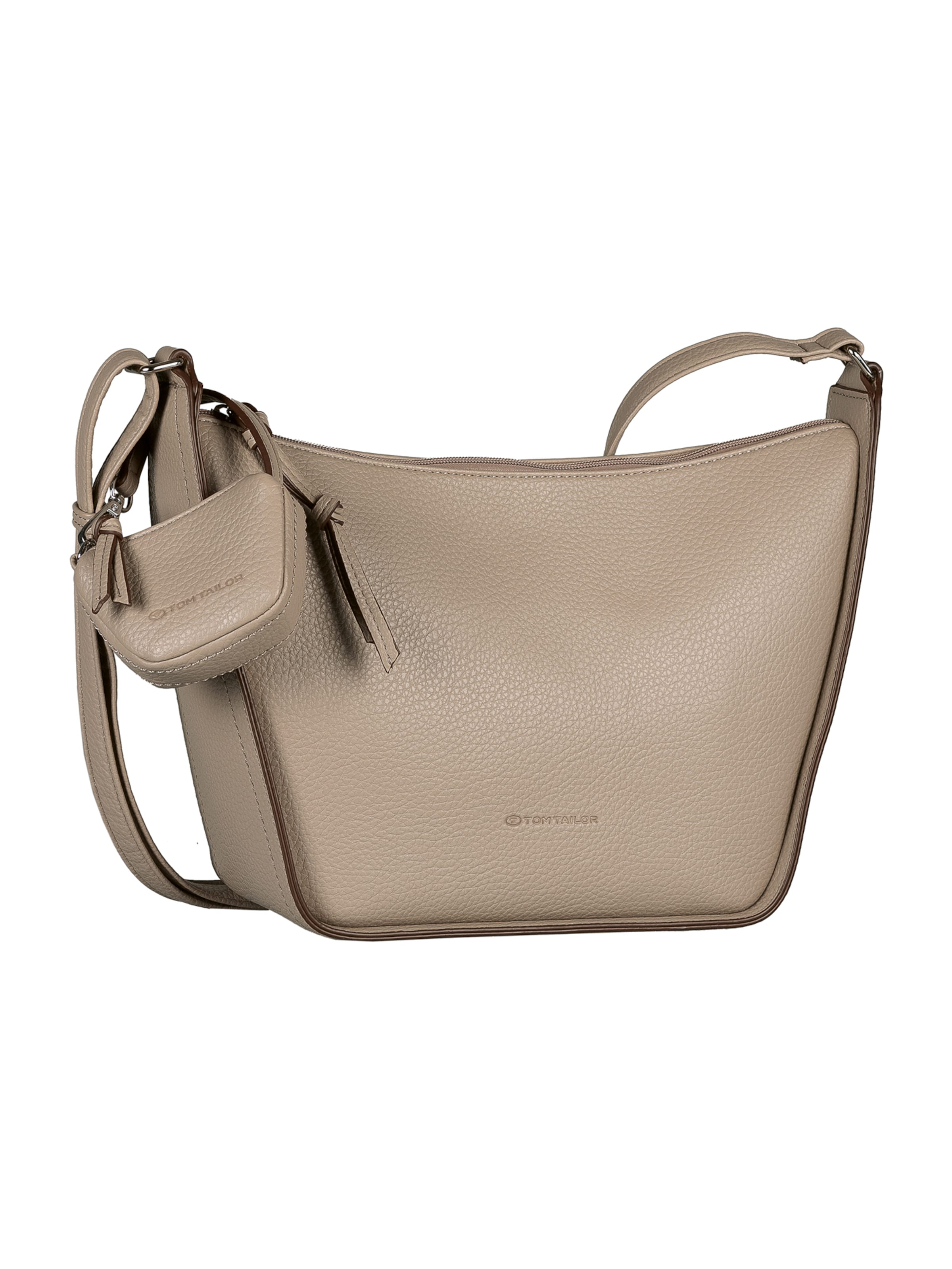 TOM TAILOR Crossbody Bag 'Novia' in Grey: front