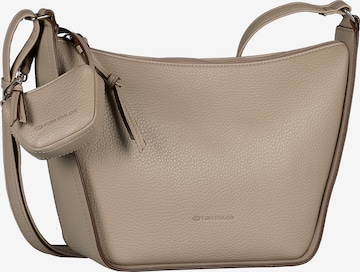 Geantă de umăr 'Novia' de la TOM TAILOR pe gri: față