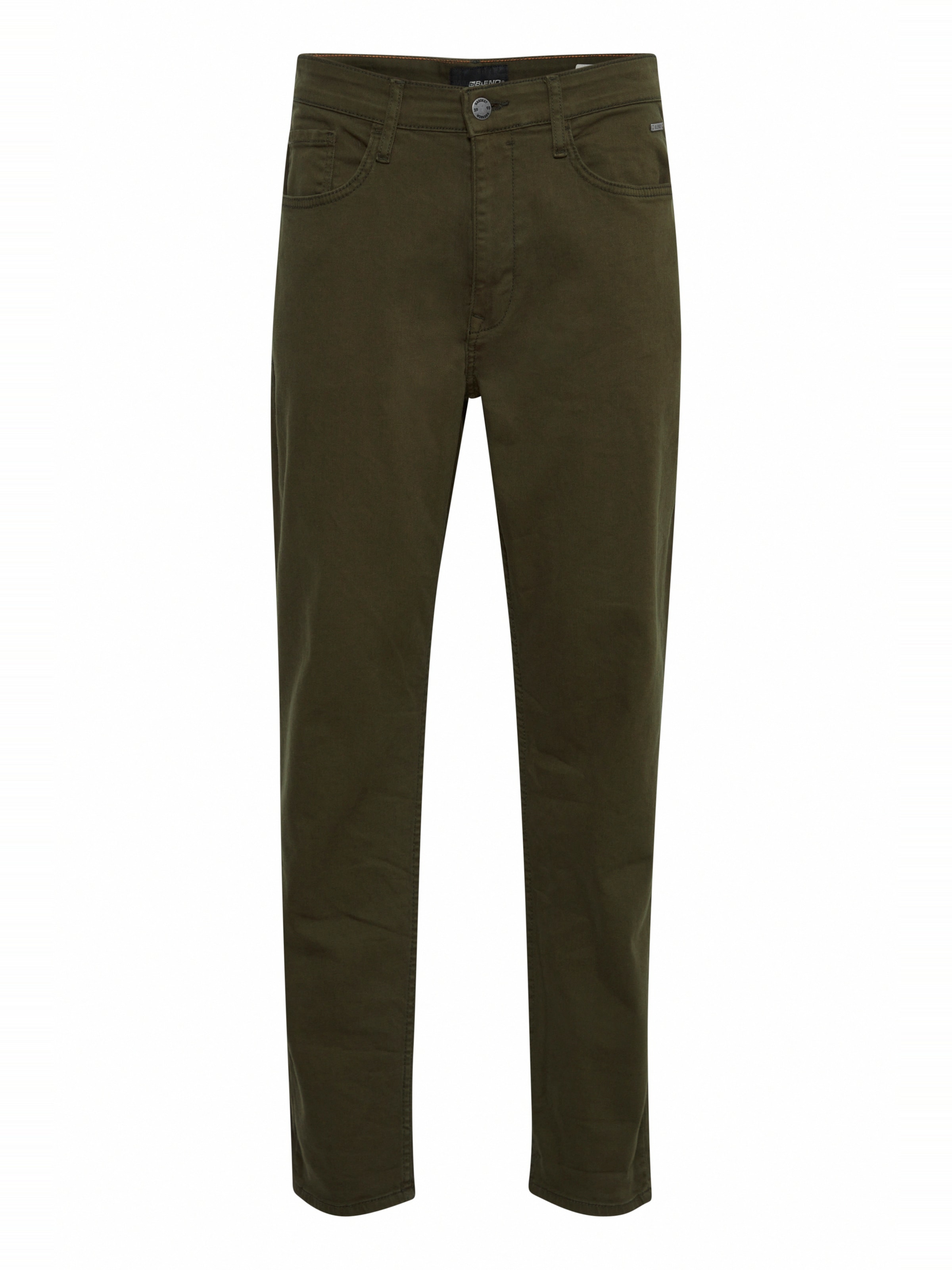 BLEND - Regular Calças de ganga 'BHThunder fit' em verde: frente