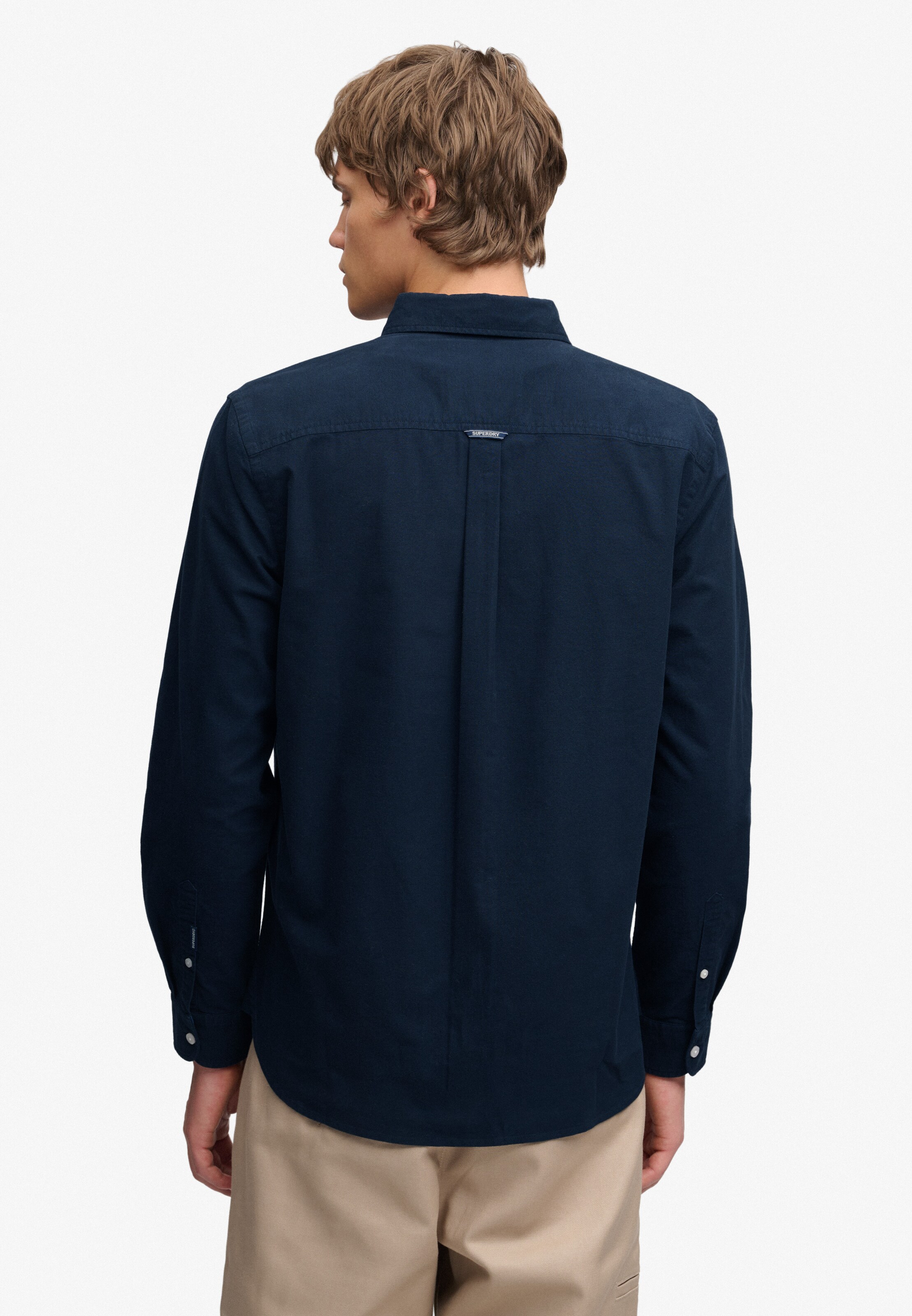 Superdry & Co Slim fit Overhemd in Blauw