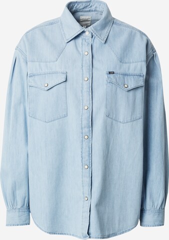 Lee Blouse 'SEASONAL WESTERN' in Blauw: voorkant