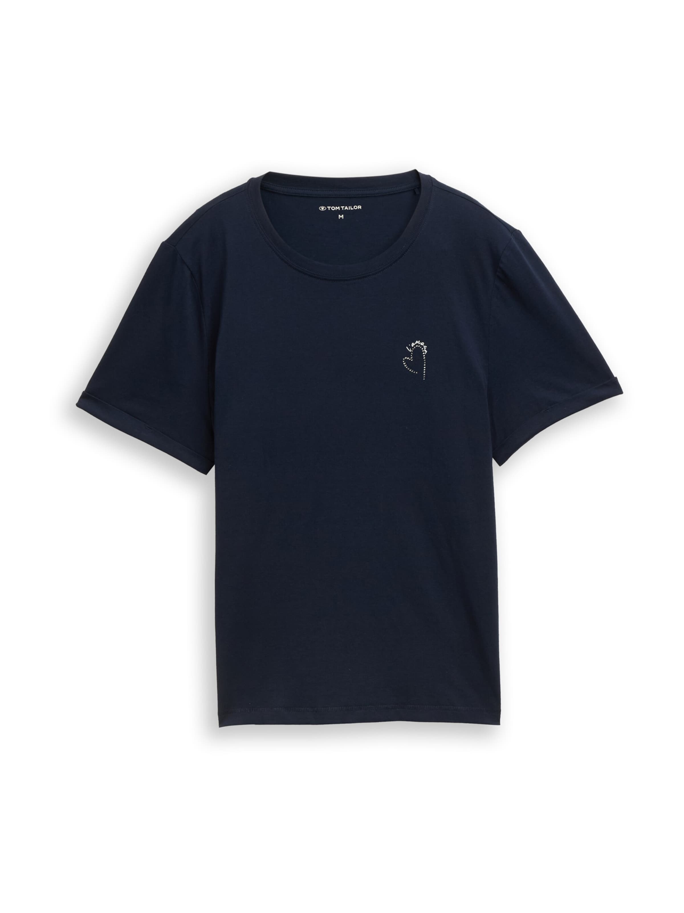 TOM TAILOR Shirt in Blue: front