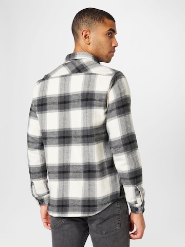 !Solid Regular fit Button Up Shirt in Grey