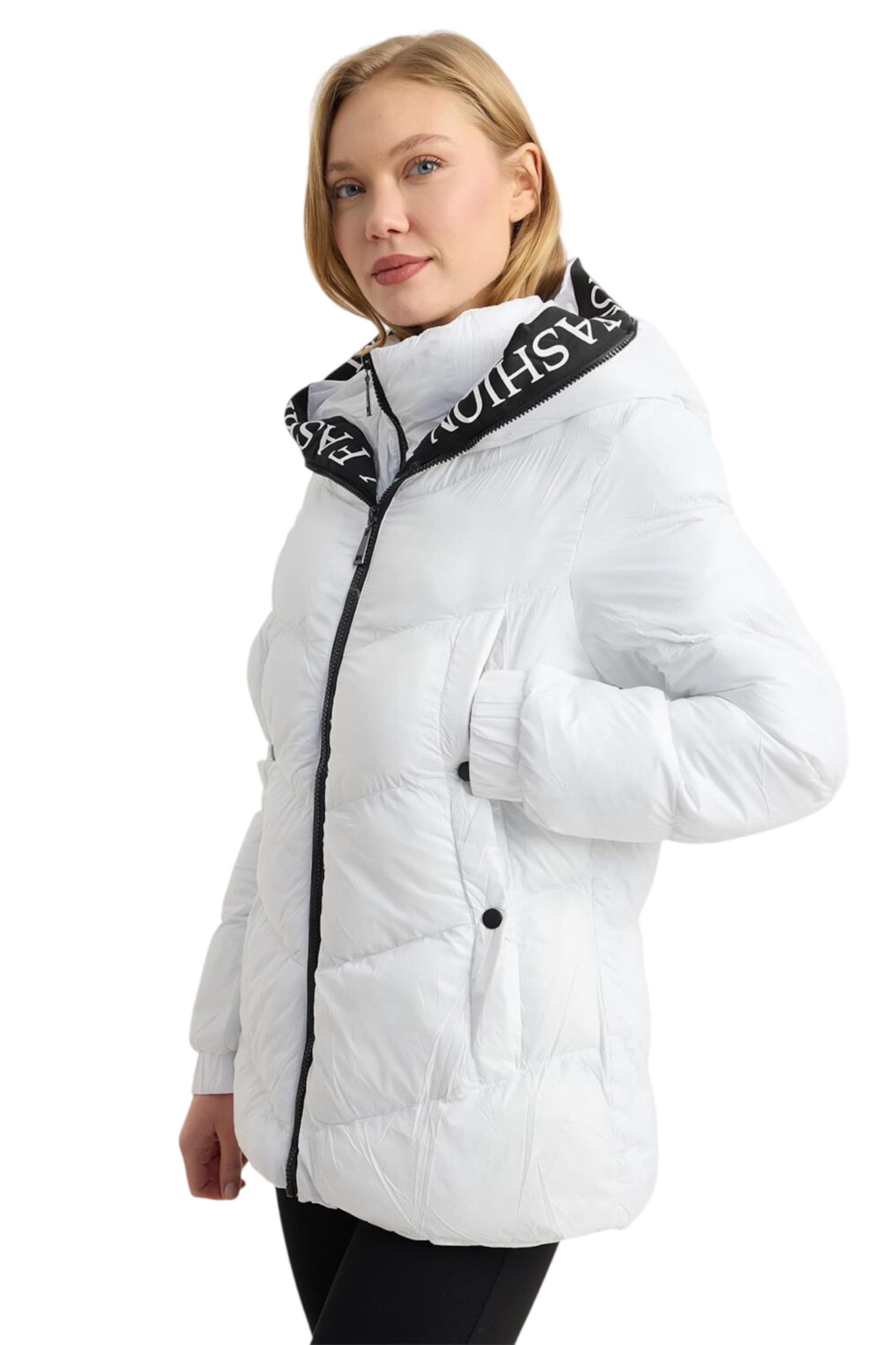 Manteau d’hiver HOME STORE en blanc