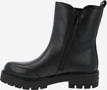 TOM TAILOR Chelsea boots in Zwart