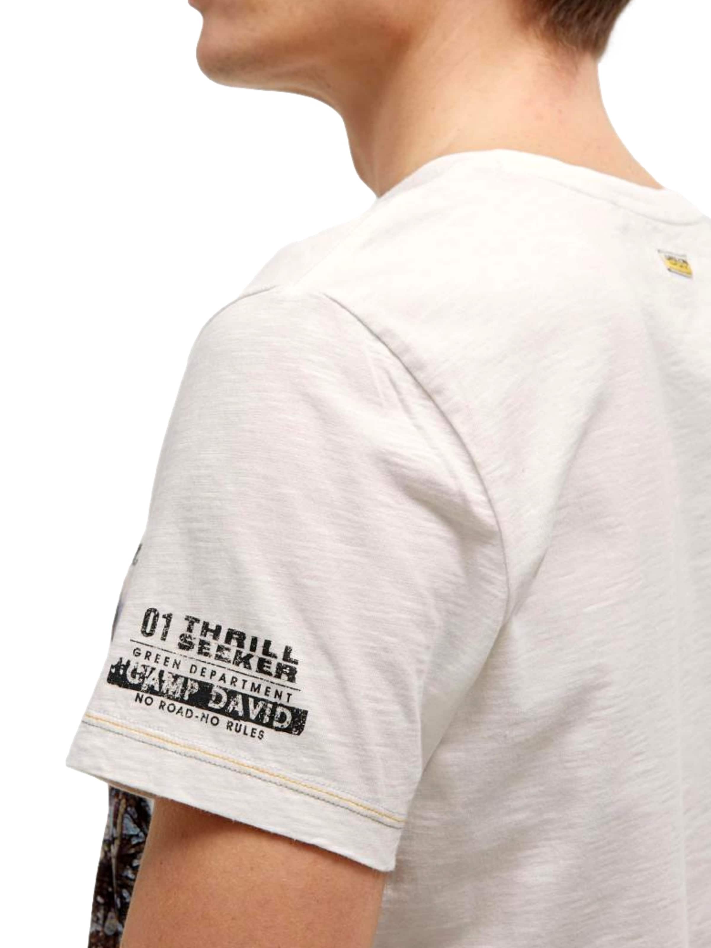 CAMP DAVID Shirt 'Dune Crusher' in Wit