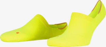 FALKE Athletic Socks 'Cool Kick Invisible' in Yellow: front