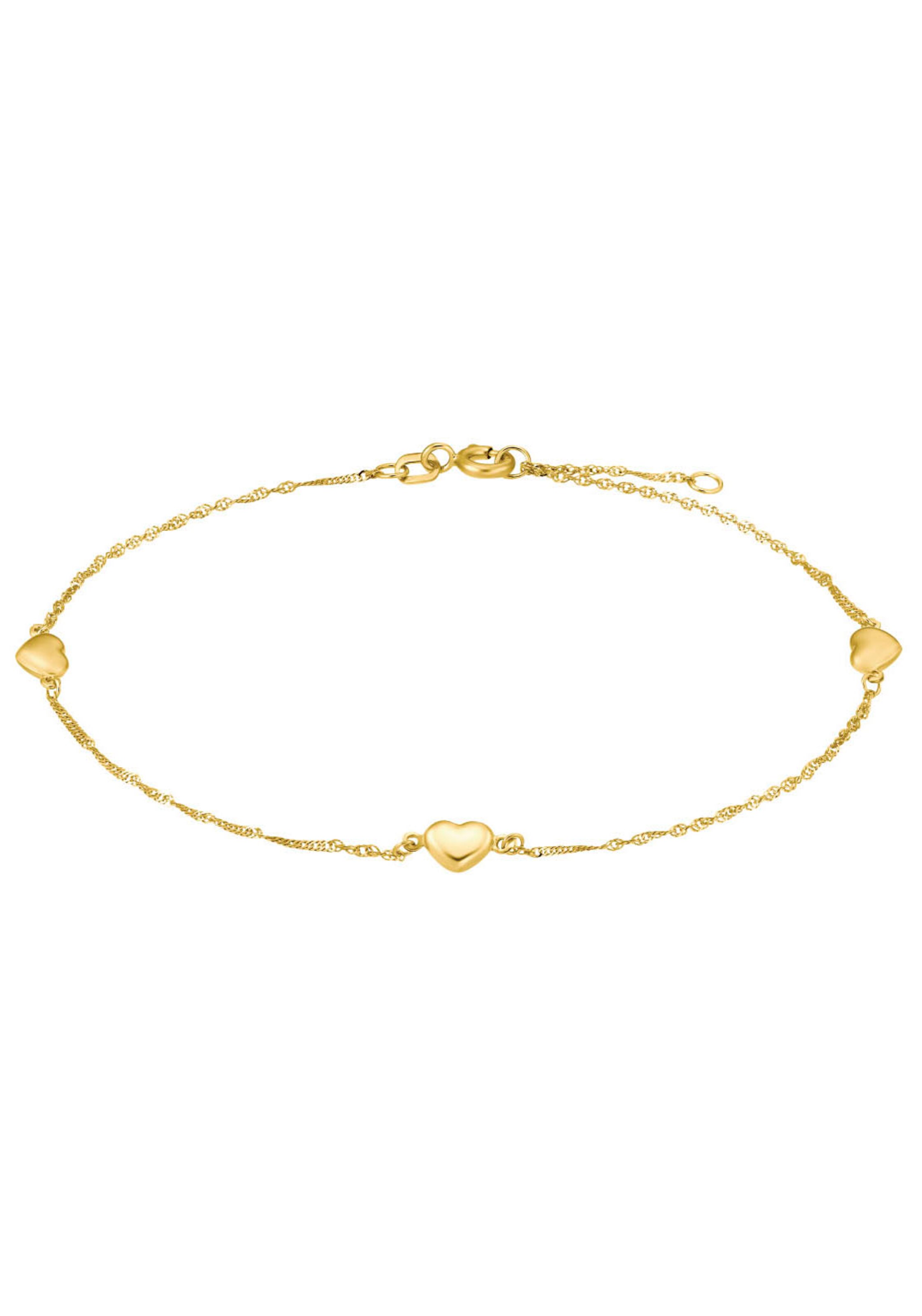 AMOR Foot Jewelry in Gold: front