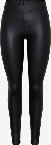 PIECES Skinny Leggings in Black: front