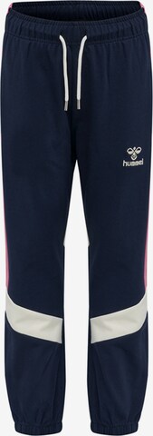 Hummel Regular Workout Pants 'Agnar' in Blue: front