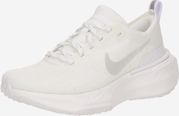 NIKE Маратонки за бягане 'Invincible Run 3' в бяло: отпред