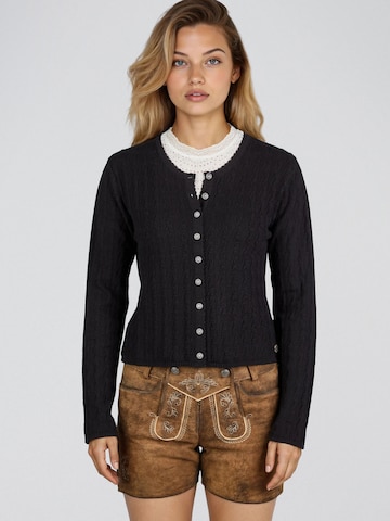 Cardigan 'Hummeltal' SPIETH & WENSKY en noir : devant