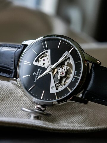 Claude Bernard Analog Watch 'Open Heart' in Black