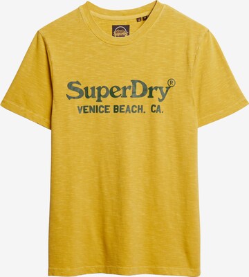 Superdry Shirt in Geel: voorkant