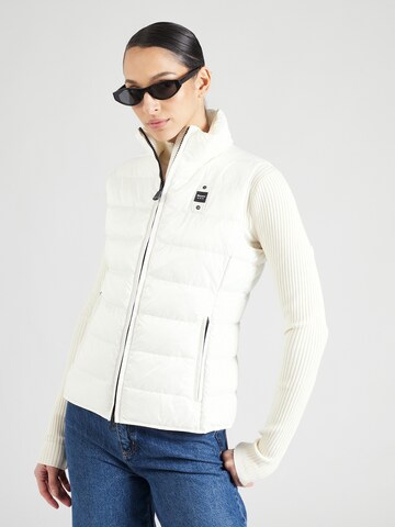 Gilet Blauer.USA en blanc : devant