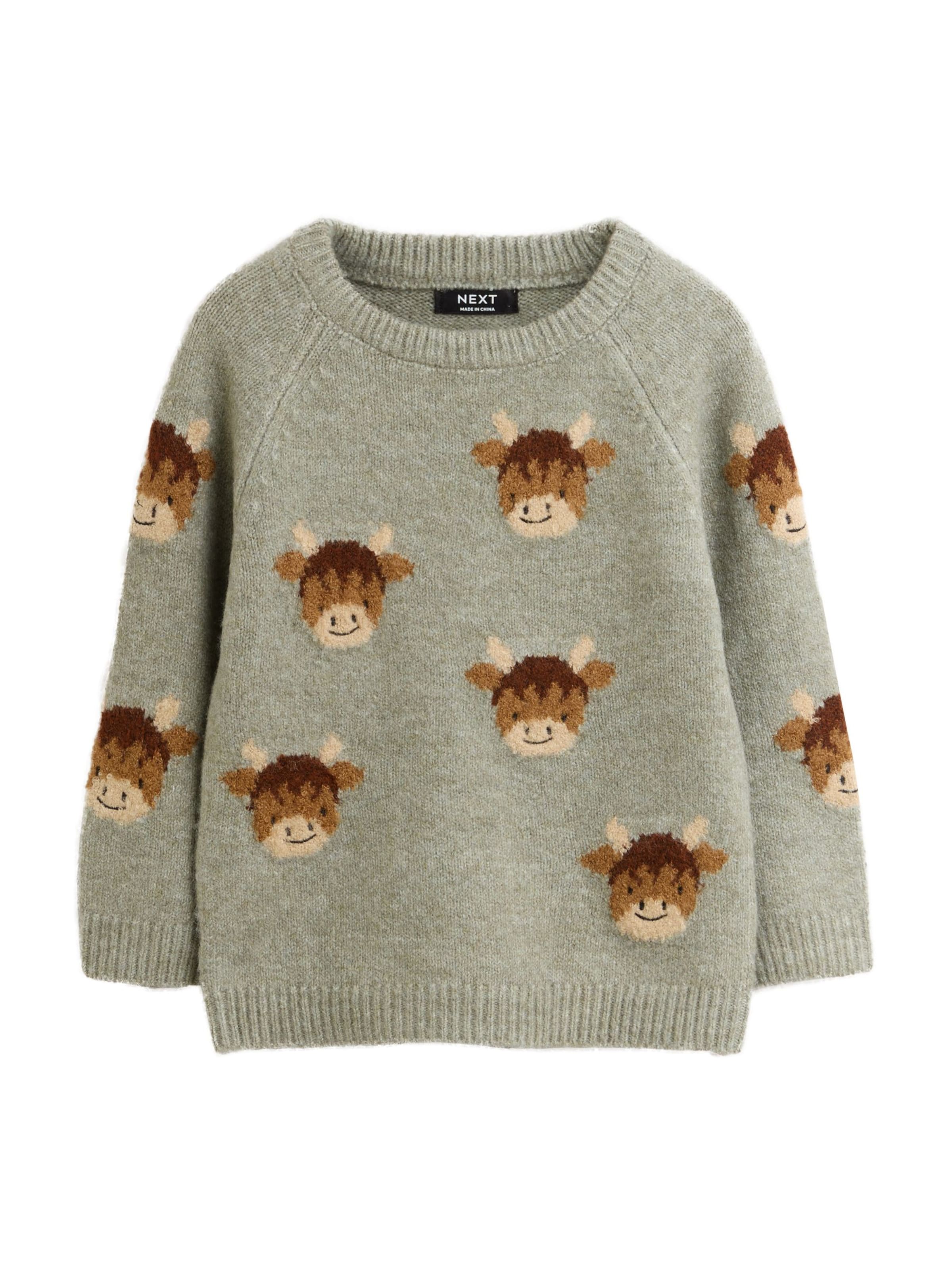 Next Pullover i grøn: forside