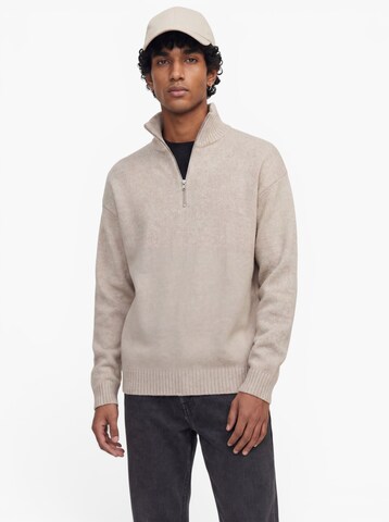 JACK & JONES Pullover 'JJESOHO OLLIE' in Beige: Vorderseite