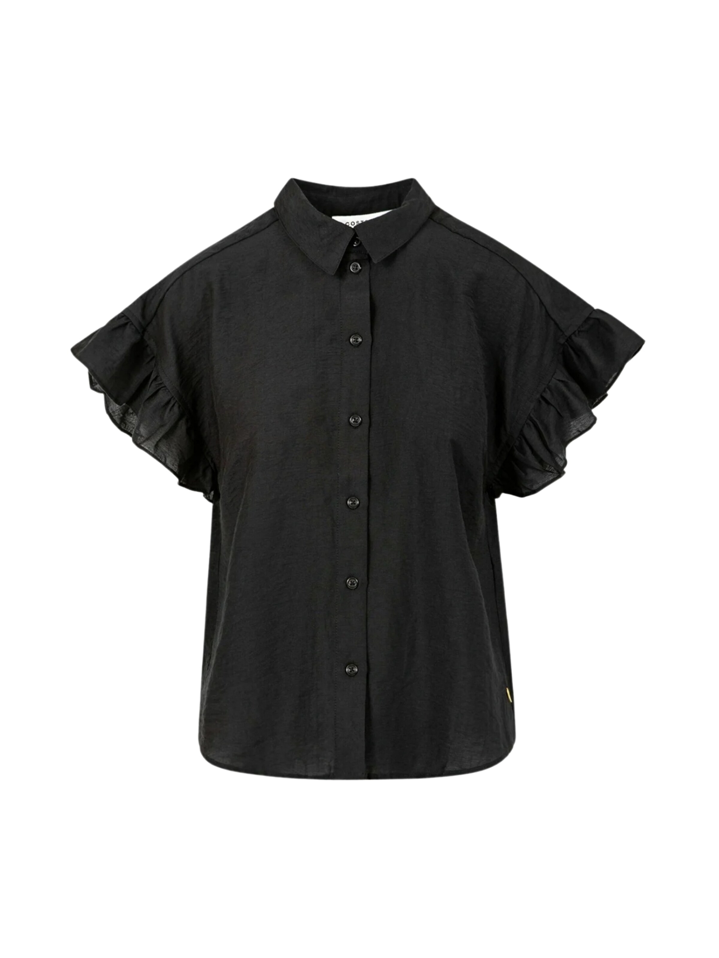Chemisier ' Shirt ' Coster Copenhagen en noir : devant