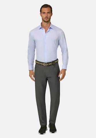 Coupe regular Chemise Boggi Milano en bleu