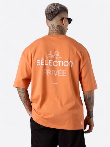 ESTEEM Shirt 'Sélection Privée' in Orange: front