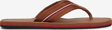 TOMMY HILFIGER T-Bar Sandals in Brown