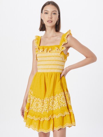 Robe River Island en jaune : devant