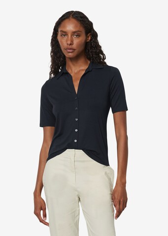 Camicia da donna di Marc O'Polo in blu: frontale