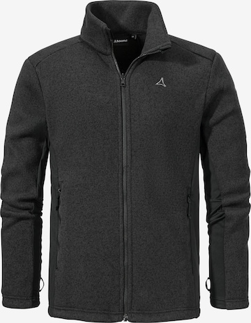 Schöffel Fleece Jacket 'Oberau' in Black: front
