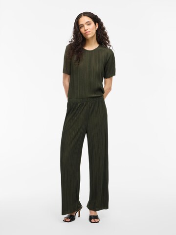VILA Wide leg Broek 'VIPLISA' in Groen