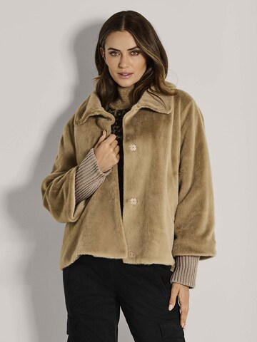 Veste mi-saison MADELEINE en beige : devant