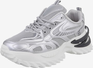 Ital-Design Freizeitschuhe ' Sneakers Low ' in Silber: Vorderseite