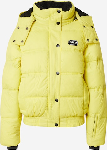 Veste d’hiver TOPSHOP en jaune : devant