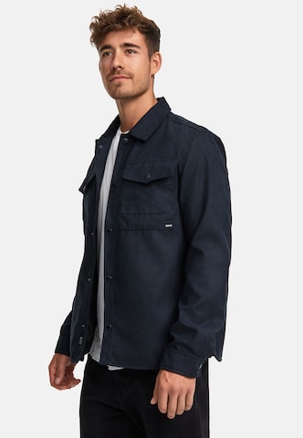 Coupe regular Chemise ' INFinny ' INDICODE JEANS en noir