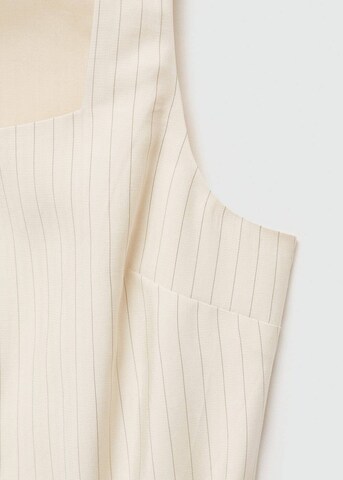 MANGO Shirt dress 'ELISA' in Beige