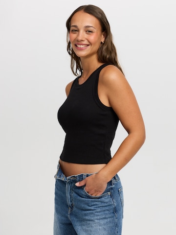 cfab (formerly creamy fabrics) Top 'Tank Bratop'‌‌‌‌‌‌‌‌‌ in Schwarz