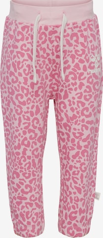 Effilé Pantalon Hummel en rose : devant