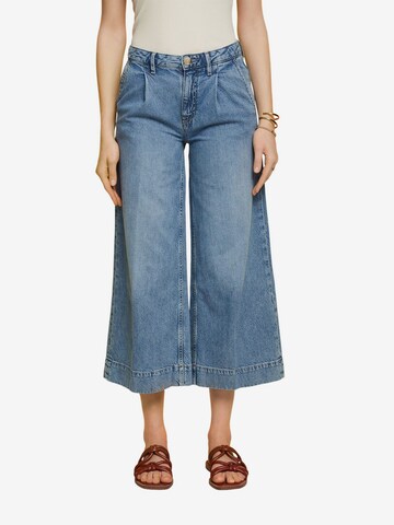 ESPRIT Wide leg Jeans in Blue: front